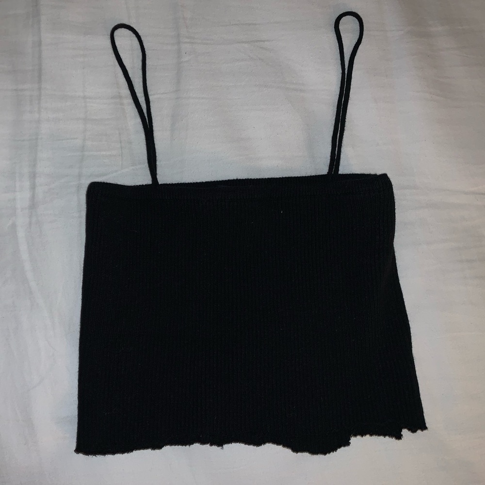 BRANDY MELVILLE black straight across tank